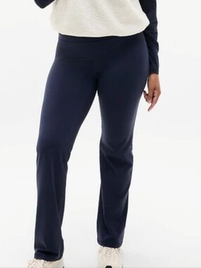 ATHLETA Elation Straight Leg Navy Pant Leggings Size XS NEW